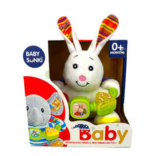 بيبي سنكي - دمية الأرنب مع الإضاءة والموسيقى