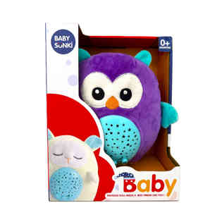 بيبي سنكي - دمية البومة مع الإضاءة والموسيقى الهادئه