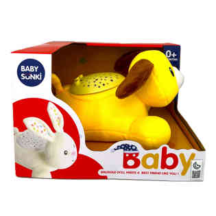 بيبي سنكي - دمية الكلب مع الإضاءة والموسيقى الهادئه