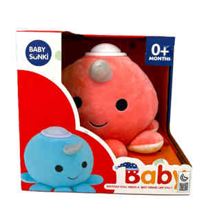 بيبي سنكي - دمية الاخطبوط مع الإضاءة والموسيقى الهادئه - با