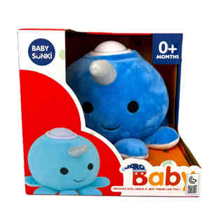 بيبي سنكي - دمية الاخطبوط مع الإضاءة والموسيقى الهادئه - بال