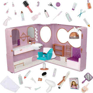 OUR GENERATION - OG HAIR SALON TRAILER SET