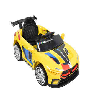 Amla - remote control battery car, yellow color, WMT-808 CY
