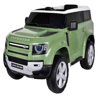 Amla - Land Rover battery car with music remote, green color