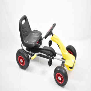 Amla - a yellow pedal car F638-1Y