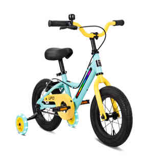 LiT UFO 12" Mint Bicycle - with LAVA LED Frame