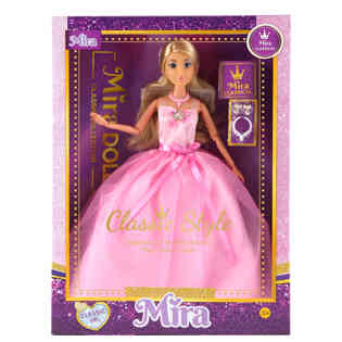 MIRA - Fashion Classic Doll In Full Dress Pink Beauty