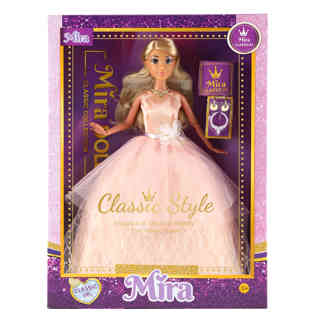 MIRA - Fashion Classic Doll In Full Dress Melon Glamour