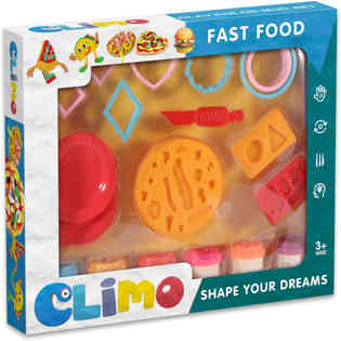 كليمو - مجموعة لعب الصلصال الملونة لصنع كعكة عيد الميلاد