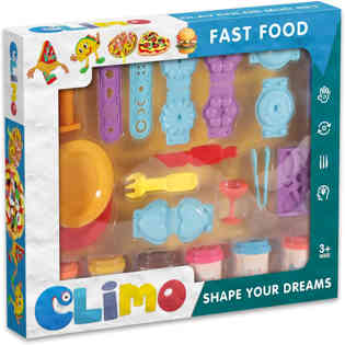 كليمو - مجموعة لعب الصلصال الملونة لصنع البسكويت