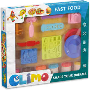 كليمو - مجموعة لعب الصلصال الملونة لصنع البيتزا
