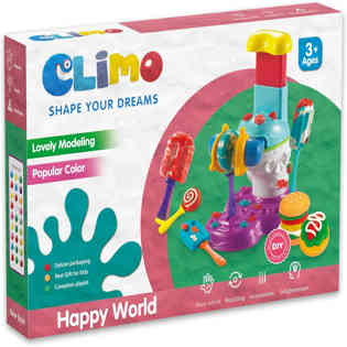 كليمو - مجموعة لعب الصلصال الملونة لصنع آلة صنع الآيس كريم