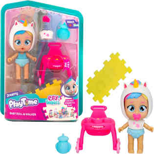 CRY BABIES - PLAY TIME DREAMY BABY DOLL & WALKER