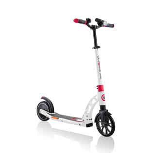 GLOBBER-ONE K E-MOTION 15 ELECTRIC SCOOTER - RED/WHITE