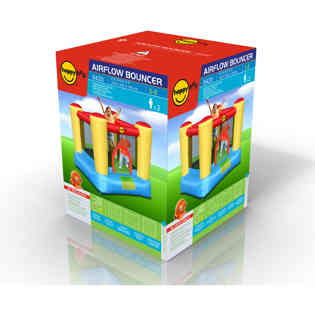 هابي هوب-القلعة النطاطة مع تدفق الهواء