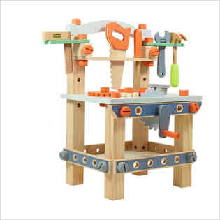 يوليبي - طاولة أدوات خشبية ألعاب خشبية 4423.546.5 صندوق شفاف