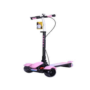 BABYFUN-SCOOTER RED BLUE PINK YELLOW MUSIC AND 
LIGHT LIGHT