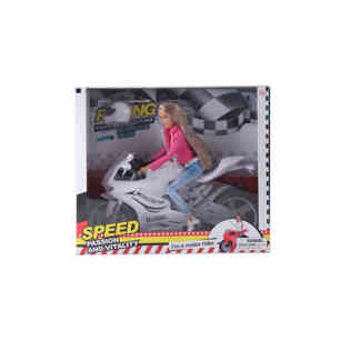 DEFA LUCY-DOLL CLR BOX DOLL WITH BIKE CLR BOX MIX DESIGNS