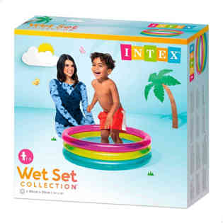 انتكس-حمام سباحة قوس قزح للرضع