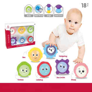 سوبيربير - كرة تدريب لمسية للأطفال (6 في 1)