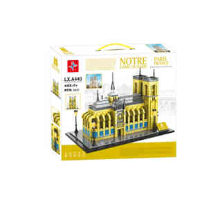 إل إكس تويز - مجموعة مكعبات نوتردام دي باريس (2237 قطعة)
