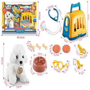 XINLETONG - LOVELY PET CUTE COLLECTION MEDICAL SET (WHITE DO