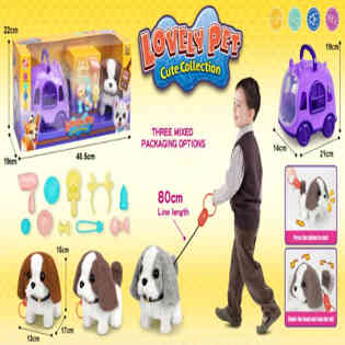 XINLETONG - LOVELY PET CUTE COLLECTION PLUSH DOG B/O