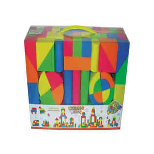 بيلدينغ بلوك
-قطع بناء EVA في صندوق PVC