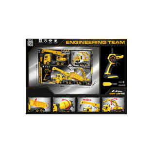 إينجينيرينغ تيم
-شاحنة بناء للتحكم عن بعد 2.4G مع إضاءة ومنف