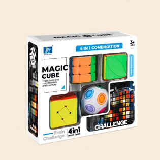جيهوي تويز
-طقم مكعب سحري 4 في 1