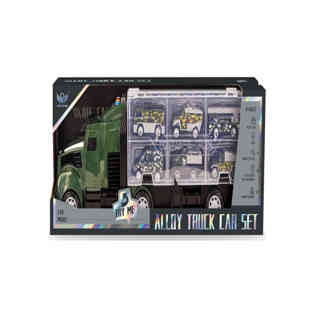 منغاو-طقم سيارات شاحنات مصنوعة من السبيكة مع 6 سيارات