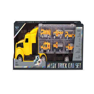 منغاو-طقم سيارات شاحنات مصنوعة من السبيكة مع إضاءة وصوت