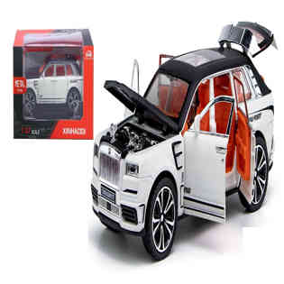 إكس هو
-سيارة معدنية بمقياس 1:32 بعلبة عرض، تفتح 6 أبواب، بث