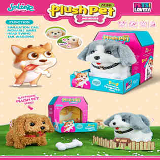 JOLIER FUN TOYS-PLUSH PET  DOG,