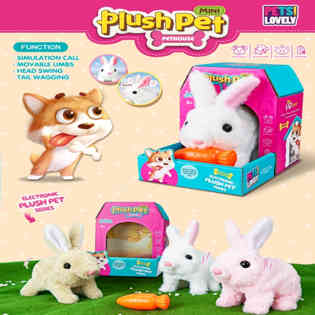 JOLIER FUN TOYS-B/O PLUSH PET