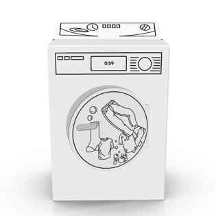 أسد أصفر-"غسالة صغيرة 410 × 300 × 570 ملم"