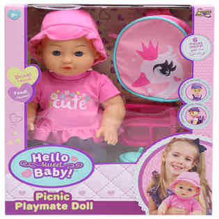 HELLO SWEET BABY - PICNIC PLAYMATE DOLL 12 INCH