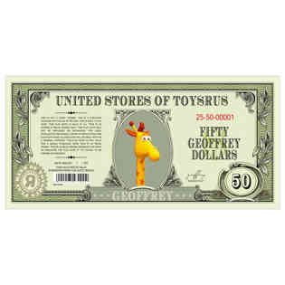 TOYS R US -Geoffrey Dollar-50 SR