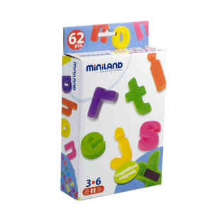 MAGNETIC SMALL LETTERS 62 PCS/ CARDBOARD