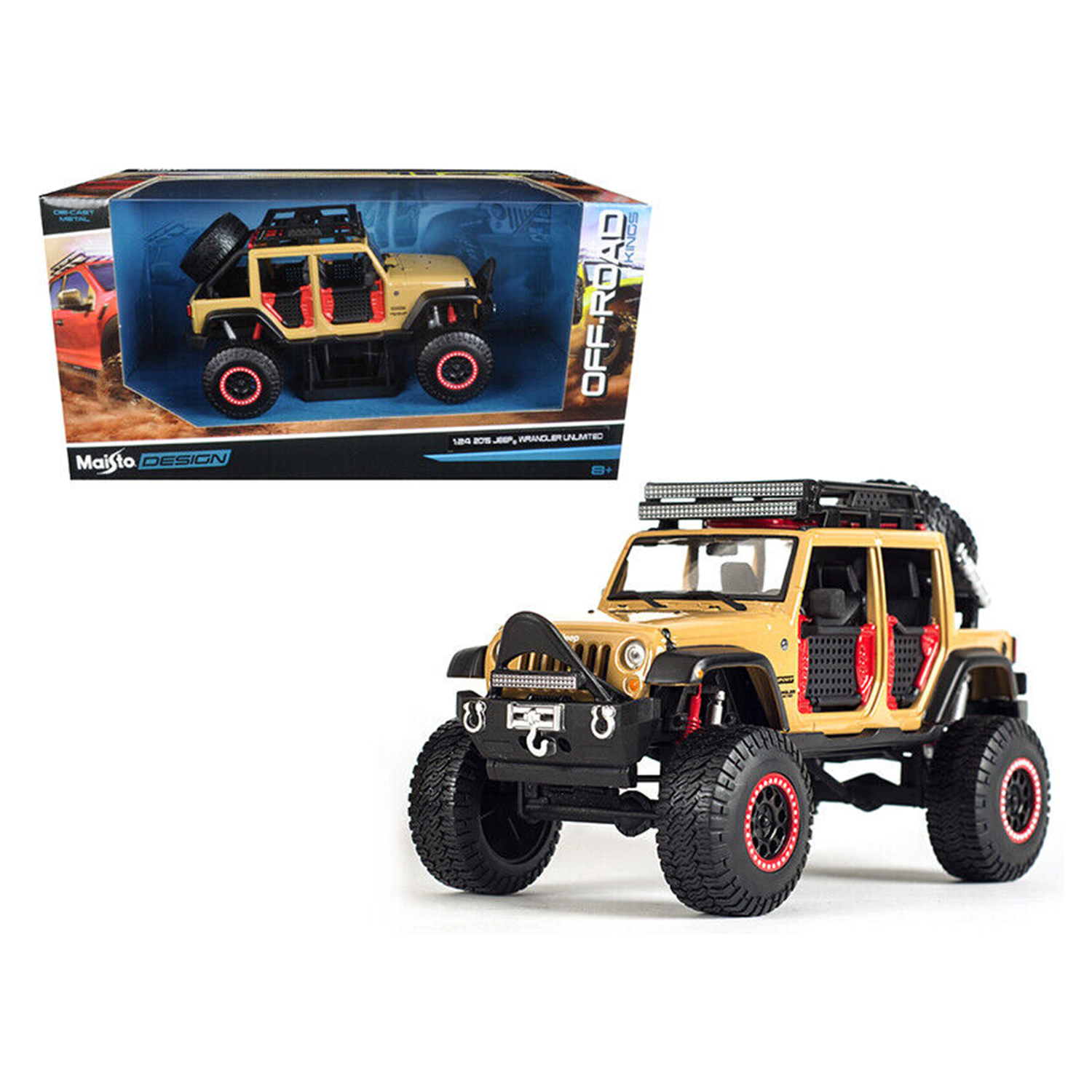 Maisto diecast top jeep wrangler