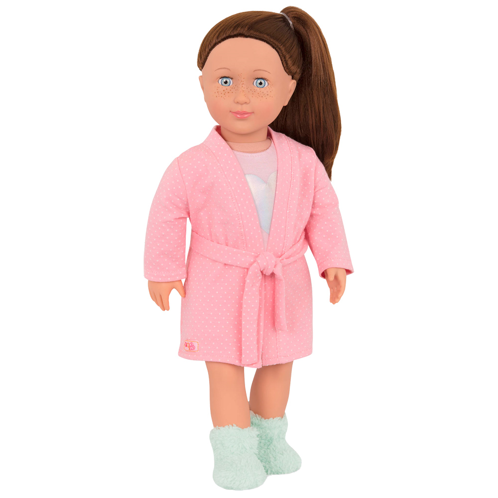 OUR GENERATION DOLL WITH PYJAMA ROBE