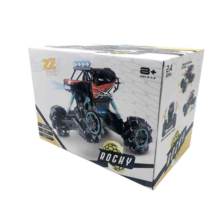 BUZZY ROCKY PROGRAMMABLE DANCING RC CAR RED