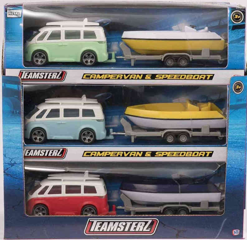 TEAMSTERZ CAMPER VAN AND SPEEDBOAT