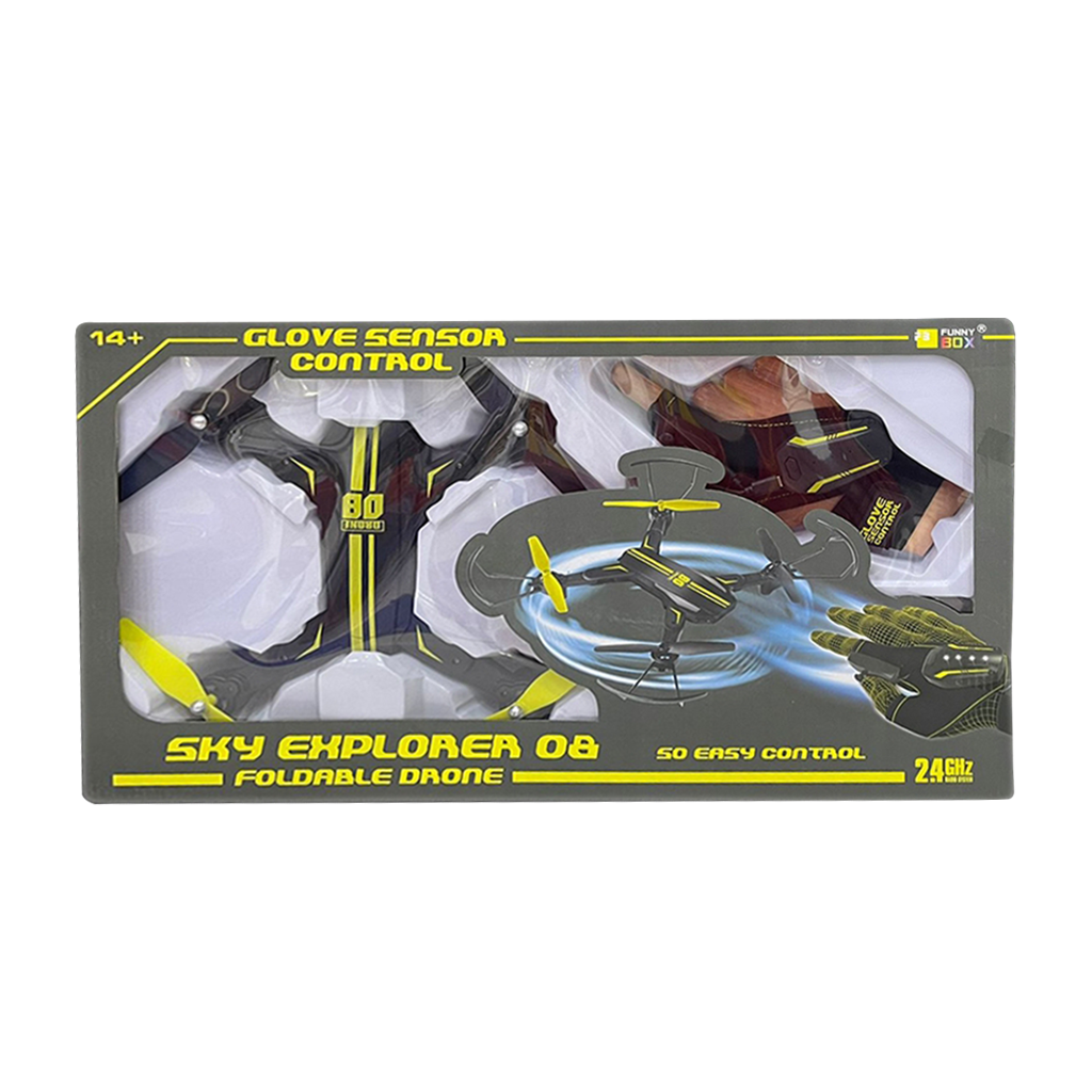 FUNNY BOX 2.4G GLOVE SENSOR DRONE FOLDABLE RECOMMEND