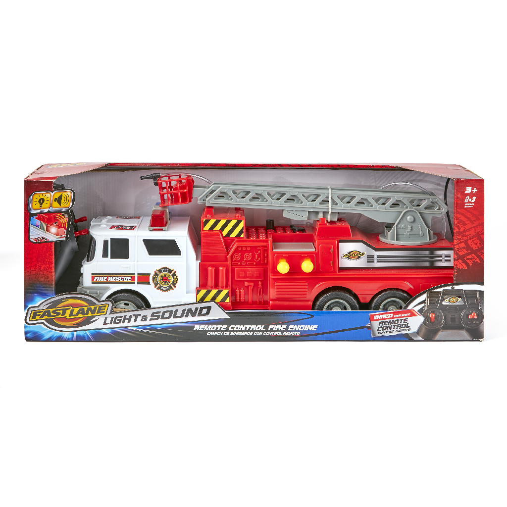 Fast lane fire truck playset sales