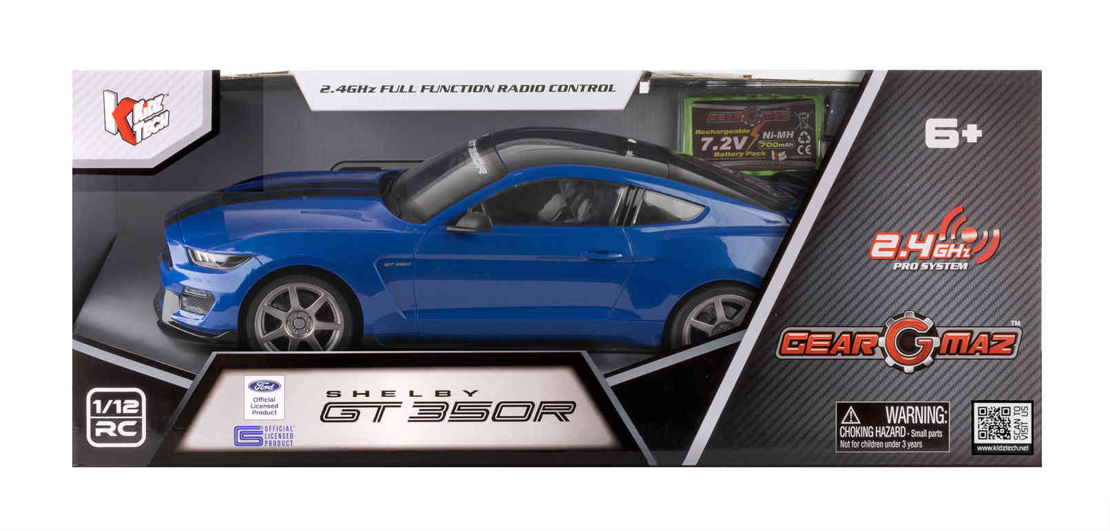 KIDZTECH Remote Control Ford Shelby GT350R Rechargeable
