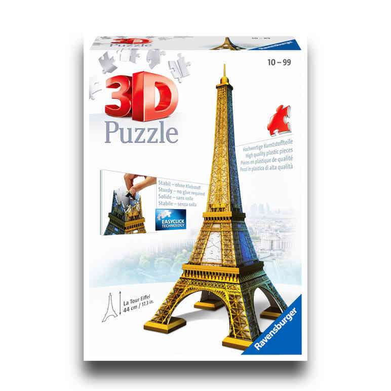 Ravensburger 3d deals puzzle eiffel tower