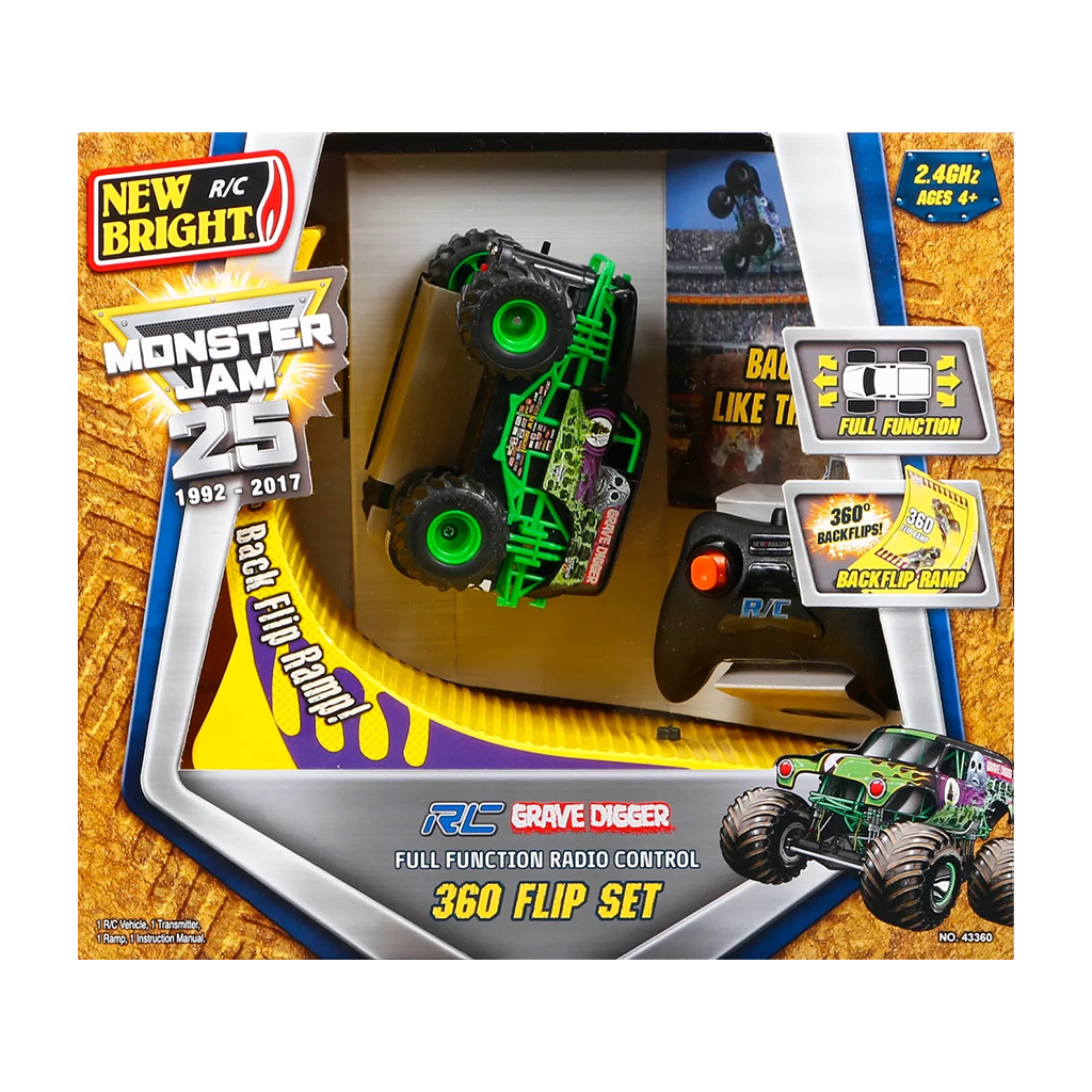 New bright grave digger remote sales