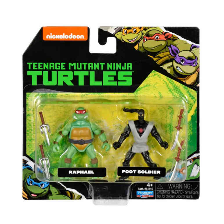 NINJA TURTLE CLASSIC MINI FIGURE 2 PACK ASST