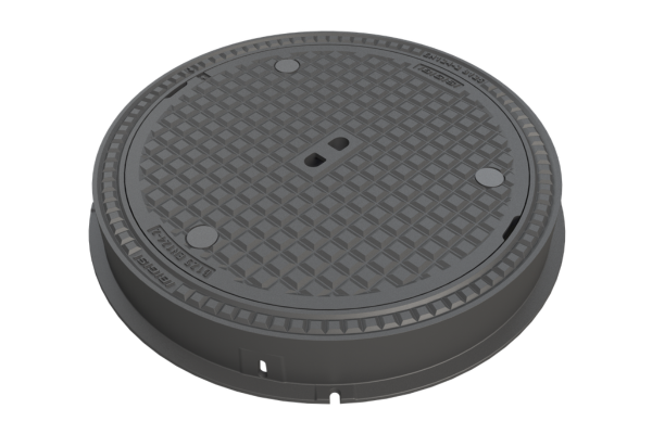 JANSEN Cast Iron Manhole Cover, Bolted, Water- and Odor-Tight